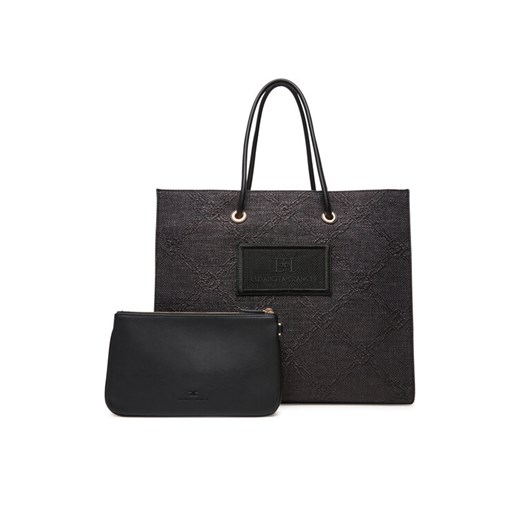Torebka Elisabetta Franchi BS-82A-52E2-V440 Czarny ze sklepu eobuwie.pl w kategorii Torby Shopper bag - zdjęcie 183832259