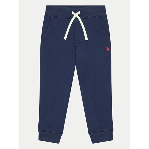 Polo Ralph Lauren Spodnie dresowe Core Replen 321720897003 Granatowy Regular Fit ze sklepu MODIVO w kategorii Spodnie chłopięce - zdjęcie 183833075