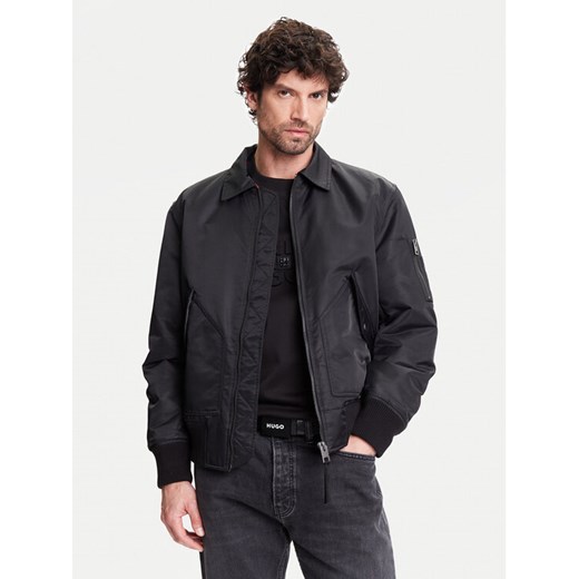 HUGO Kurtka bomber Balamo2531 50541604 Czarny Regular Fit ze sklepu MODIVO w kategorii Kurtki męskie - zdjęcie 183833085