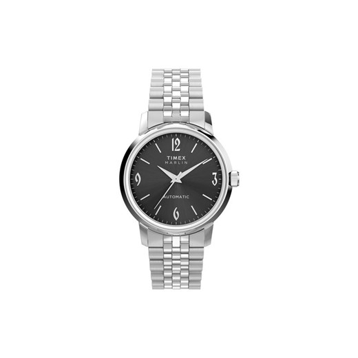 Timex Zegarek Marlin® Automatic TW2W93200 Srebrny ze sklepu MODIVO w kategorii Zegarki - zdjęcie 183833166