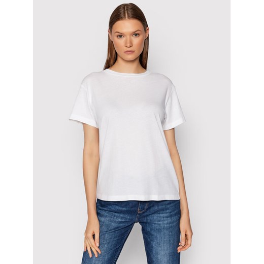 Marc O'Polo T-Shirt B01 2100 51117 Biały Regular Fit ze sklepu MODIVO w kategorii Bluzki damskie - zdjęcie 183833215