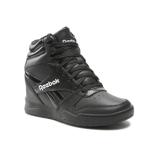 Reebok Sneakersy Royal Bb4500 Hi Wedge HQ4514 Czarny ze sklepu MODIVO w kategorii Buty sportowe damskie - zdjęcie 183833235
