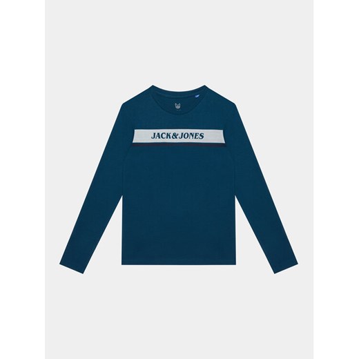 Jack&Jones Junior Bluzka 12245919 Niebieski Regular Fit ze sklepu MODIVO w kategorii T-shirty chłopięce - zdjęcie 183833239
