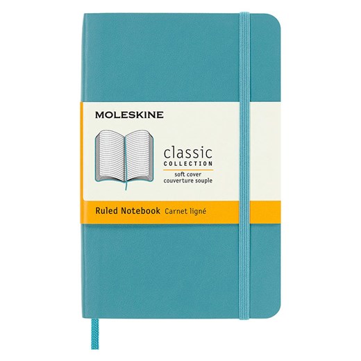 Moleskine Notatnik w kolorze turkusowym - 9 x 14 cm ze sklepu Limango Polska w kategorii Akcesoria biurowe - zdjęcie 183837797