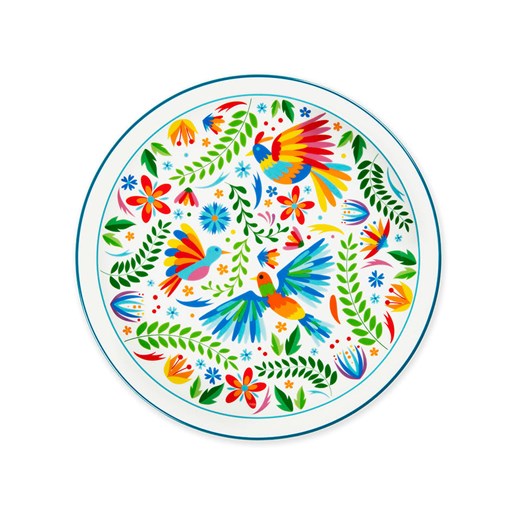 Trendy Kitchen by EXCÉLSA Talerz &quot;Flowers Mexican&quot; ze wzorem do pizzy - Ø 31 cm ze sklepu Limango Polska w kategorii Talerze - zdjęcie 183837818