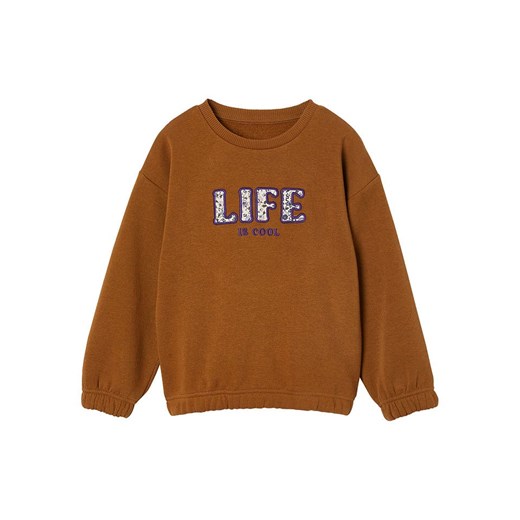 vertbaudet Bluza w kolorze jasnobrązowym ze sklepu Limango Polska w kategorii Bluzy chłopięce - zdjęcie 183838508