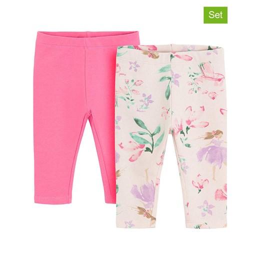 COOL CLUB Legginsy (2 pary) w kolorze różowym i jasnoróżowym ze sklepu Limango Polska w kategorii Odzież dla niemowląt - zdjęcie 183838679
