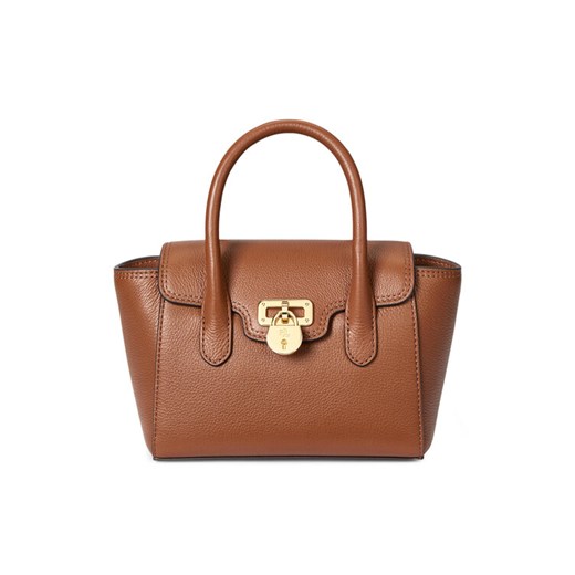 Torebka LAUREN RALPH LAUREN 431969349001 Brązowy ze sklepu eobuwie.pl w kategorii Kuferki - zdjęcie 183838766