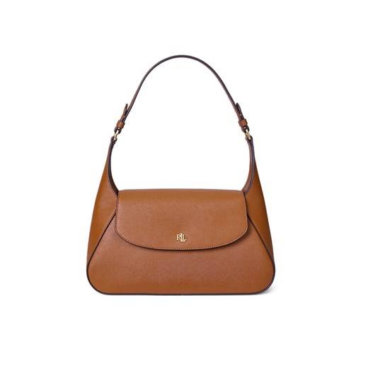 Torebka LAUREN RALPH LAUREN 431969364002 Brązowy ze sklepu eobuwie.pl w kategorii Listonoszki - zdjęcie 183838767