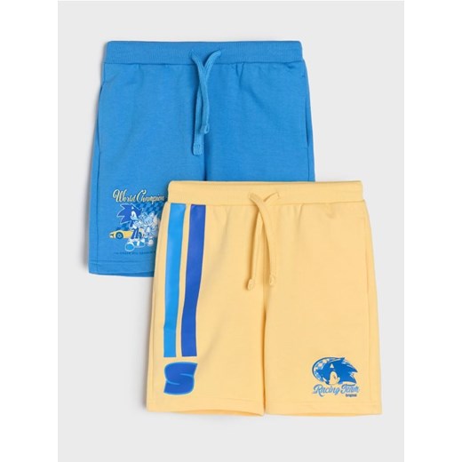 Sinsay - Szorty 2 pack Sonic The Hedgehog - wielobarwny ze sklepu Sinsay w kategorii Spodenki chłopięce - zdjęcie 183839939