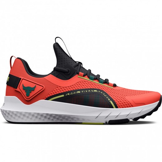 Męskie buty treningowe crossfit UNDER ARMOUR UA Project Rock BSR 3 - pomarańczowe ze sklepu Sportstylestory.com w kategorii Buty sportowe męskie - zdjęcie 183840346