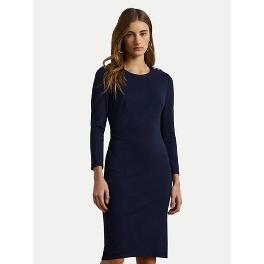 LAUREN RALPH LAUREN Sukienka codzienna 200973403001 Granatowy Regular Fit ze sklepu MODIVO w kategorii Sukienki - zdjęcie 183840815