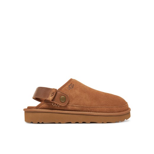 Ugg Klapki M Goldencoast Clog II 1166915 Brązowy ze sklepu MODIVO w kategorii Klapki męskie - zdjęcie 183840817