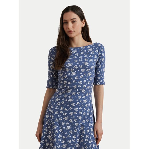 LAUREN RALPH LAUREN Sukienka codzienna 200976993001 Niebieski Regular Fit ze sklepu MODIVO w kategorii Sukienki - zdjęcie 183840847