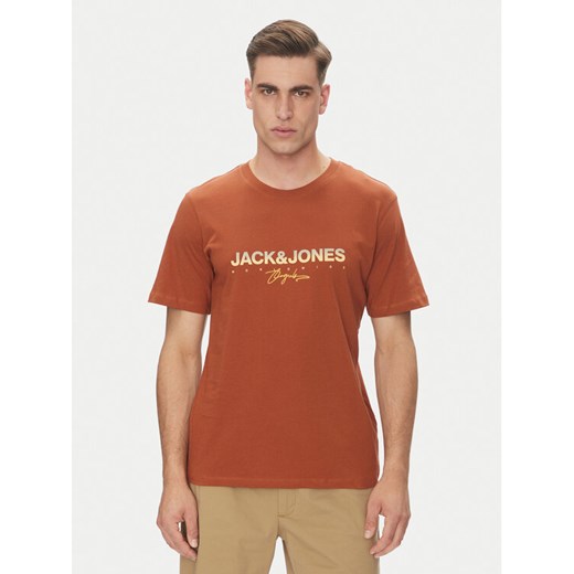 Jack&Jones T-Shirt Canggu 12281809 Czerwony Regular Fit ze sklepu MODIVO w kategorii T-shirty męskie - zdjęcie 183840848
