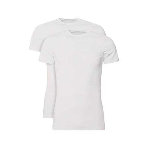 Resteröds Komplet 2 t-shirtów 27040 2 Biały Slim Fit ze sklepu MODIVO w kategorii T-shirty męskie - zdjęcie 183840849