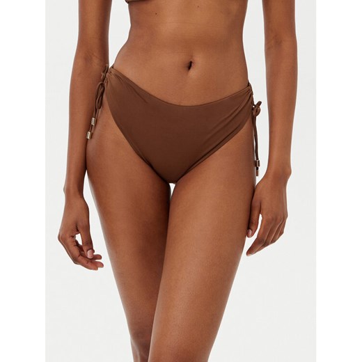 Max Mara Beachwear Dół od bikini Sandra 2516821109 Brązowy ze sklepu MODIVO w kategorii Stroje kąpielowe - zdjęcie 183840857
