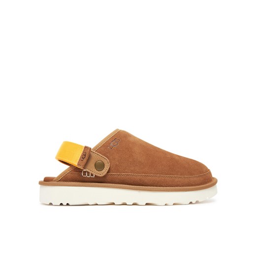 Ugg Klapki M Goldencoast Clog II 1166915 Brązowy ze sklepu MODIVO w kategorii Klapki męskie - zdjęcie 183840879