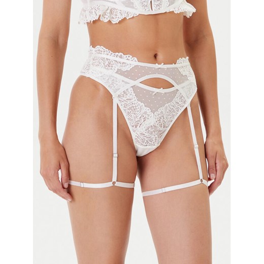 Hunkemöller Stringi 302384 Écru ze sklepu MODIVO w kategorii Majtki damskie - zdjęcie 183840887