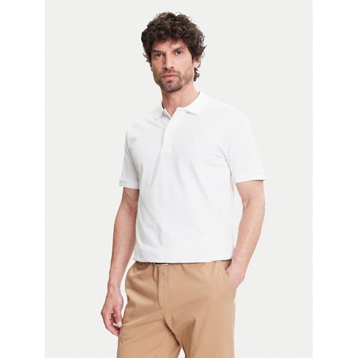 Pierre Cardin Polo C5 21354.2110 Biały Regular Fit ze sklepu MODIVO w kategorii T-shirty męskie - zdjęcie 183840919