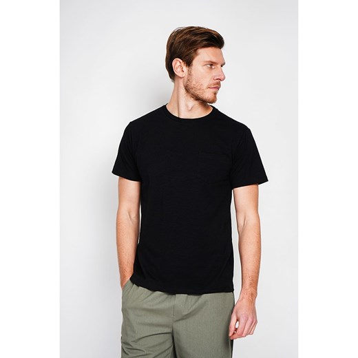 Secret du Lin Koszulka w kolorze czarnym ze sklepu Limango Polska w kategorii T-shirty męskie - zdjęcie 183841877