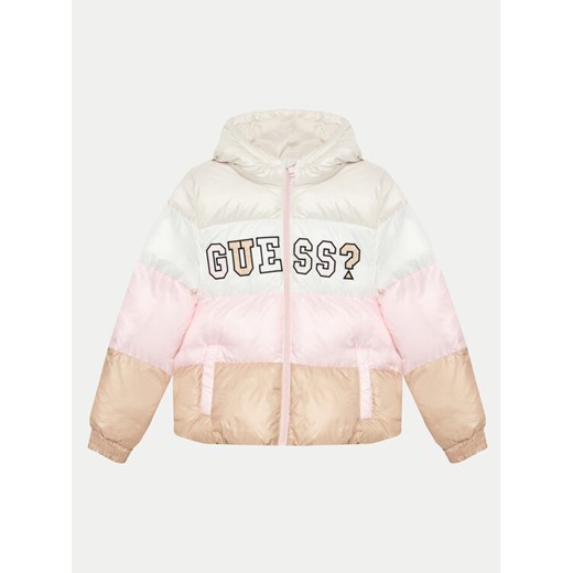 Guess Kurtka puchowa J4YL04 WEGY0 Kolorowy Regular Fit ze sklepu MODIVO w kategorii Kurtki dziewczęce - zdjęcie 183842106