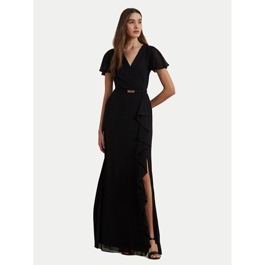 LAUREN RALPH LAUREN Sukienka wieczorowa 253909447001 Czarny Regular Fit ze sklepu MODIVO w kategorii Sukienki - zdjęcie 183842126