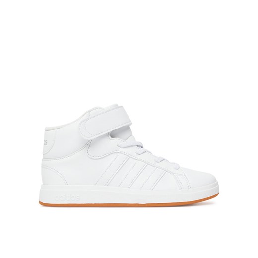 adidas Sneakersy Grand Court Mid K JR0803 Biały ze sklepu MODIVO w kategorii Buty sportowe dziecięce - zdjęcie 183842147