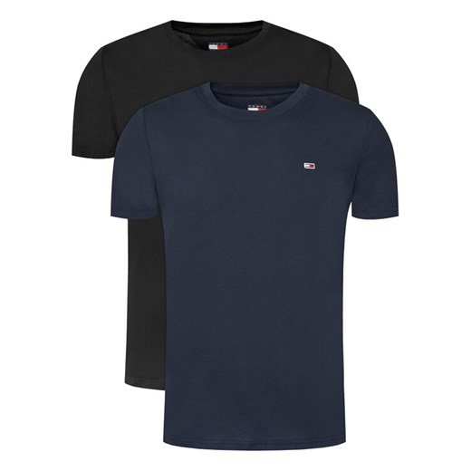 Tommy Jeans Komplet 2 t-shirtów DM0DM20687 Kolorowy Slim Fit ze sklepu MODIVO w kategorii T-shirty męskie - zdjęcie 183842159