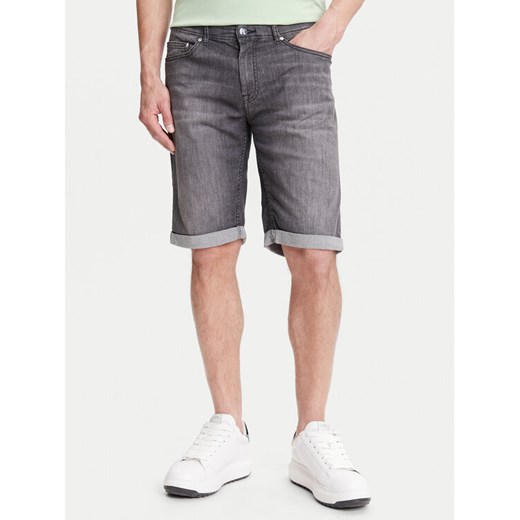KARL LAGERFELD Szorty jeansowe 265820 552833 Czarny Regular Fit ze sklepu MODIVO w kategorii Spodenki męskie - zdjęcie 183842248