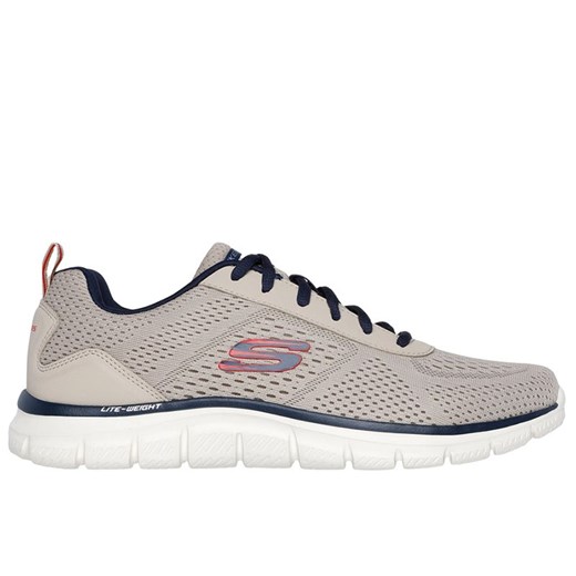Buty męskie Skechers Track Lesher 232758TPNV - beżowe ze sklepu streetstyle24.pl w kategorii Buty sportowe męskie - zdjęcie 183843457