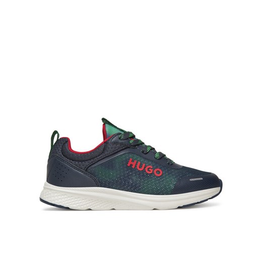 Sneakersy HUGO G00304 M Granatowy ze sklepu eobuwie.pl w kategorii Buty sportowe dziecięce - zdjęcie 183843708