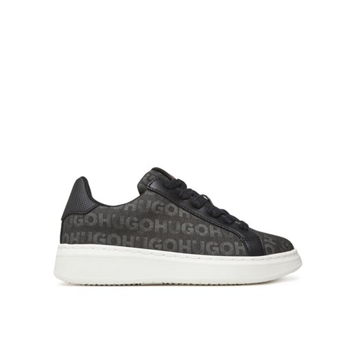 Sneakersy HUGO G00427 M Czarny ze sklepu eobuwie.pl w kategorii Buty sportowe dziecięce - zdjęcie 183843767