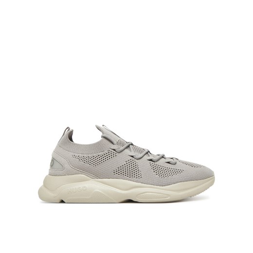 Sneakersy HUGO Leon 50553232 Szary ze sklepu eobuwie.pl w kategorii Buty sportowe męskie - zdjęcie 183843775