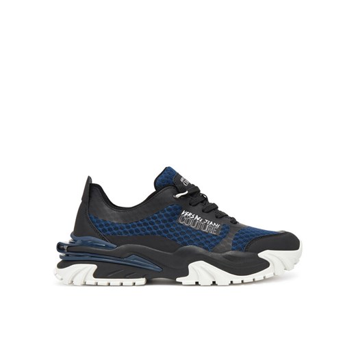 Sneakersy Versace Jeans Couture 78YA3SIB Czarny ze sklepu eobuwie.pl w kategorii Buty sportowe męskie - zdjęcie 183843776