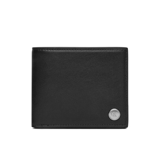 Duży Portfel Męski Calvin Klein Jeans Jeans Hardware Bifold W/Coin LV04G1082G Czarny ze sklepu eobuwie.pl w kategorii Portfele męskie - zdjęcie 183843787