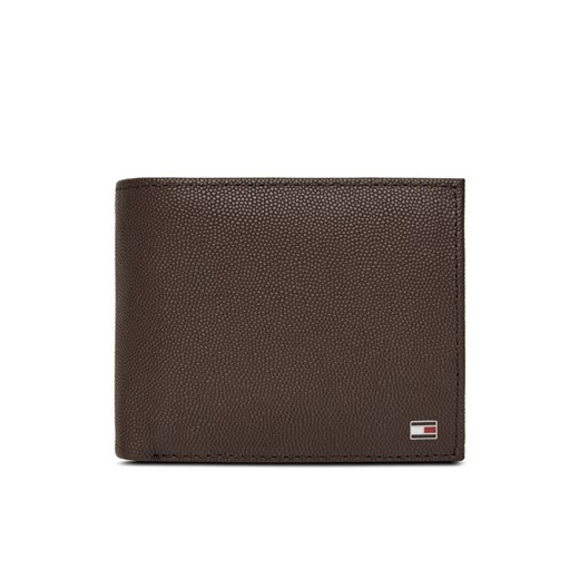 Duży Portfel Męski Tommy Hilfiger Th Flag Cc Flap And Coin AM0AM13520 Brązowy ze sklepu eobuwie.pl w kategorii Portfele męskie - zdjęcie 183843846