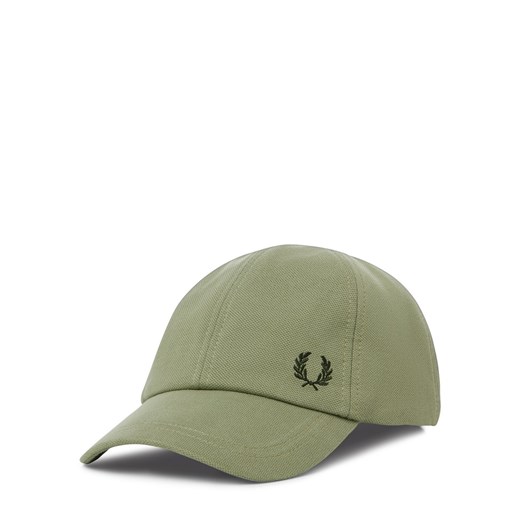 Fred Perry Męska czapka z daszkiem Mężczyźni Bawełna seledynowy jednolity ze sklepu vangraaf w kategorii Czapki z daszkiem męskie - zdjęcie 183845435