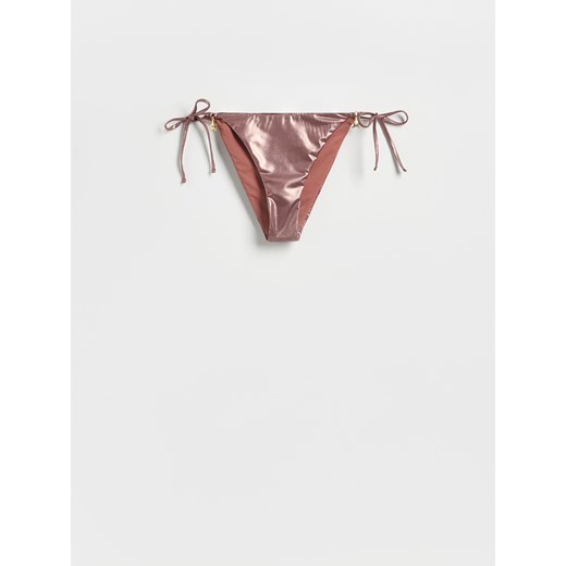 Reserved - Dół od bikini z zawieszkami - złoty ze sklepu Reserved w kategorii Stroje kąpielowe - zdjęcie 183847229