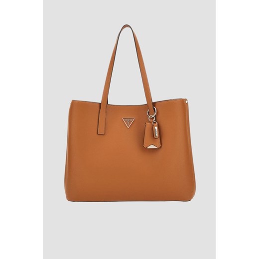 GUESS Brązowa shopperka damska Meridian Girlfriend ze sklepu outfit.pl w kategorii Torby Shopper bag - zdjęcie 183847878