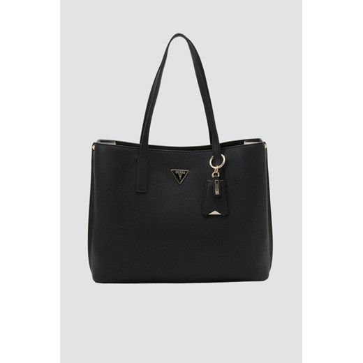 GUESS Czarna damska shopperka Meridian Girlfriend ze sklepu outfit.pl w kategorii Torby Shopper bag - zdjęcie 183847886