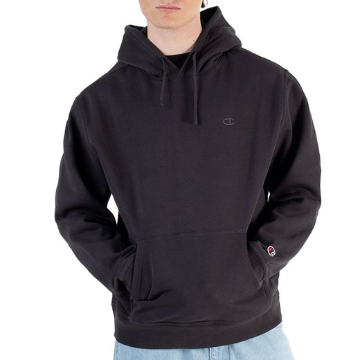 Bluza Champion Tonal Logo Fleece Erkek Siyah Hoodie 220274-ES503 - szara ze sklepu streetstyle24.pl w kategorii Bluzy męskie - zdjęcie 183847896