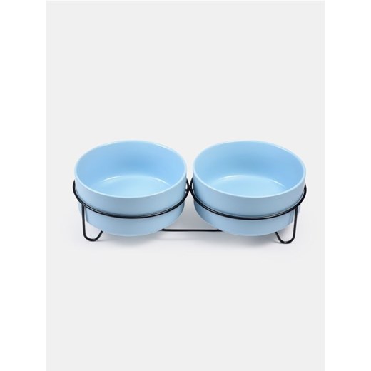 Sinsay - Miski dla psa i kota 2 pack ze stojakiem - błękitny ze sklepu Sinsay w kategorii Dla zwierząt - zdjęcie 183848589