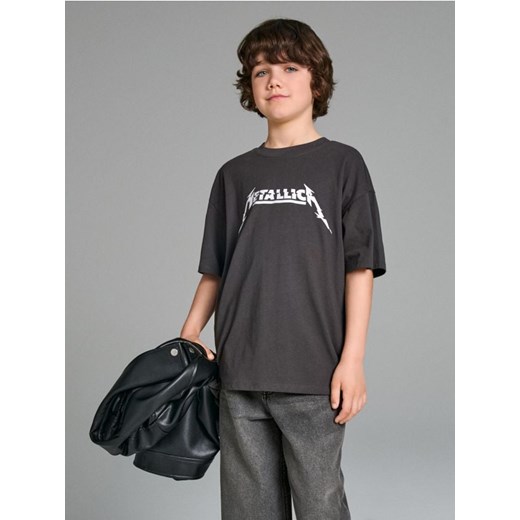 Sinsay - Koszulka Metallica - szary ze sklepu Sinsay w kategorii T-shirty chłopięce - zdjęcie 183848596