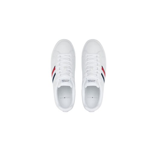 Sneakersy Tommy Hilfiger Icon Court FM0FM05163 Biały Tommy Hilfiger 44 eobuwie.pl
