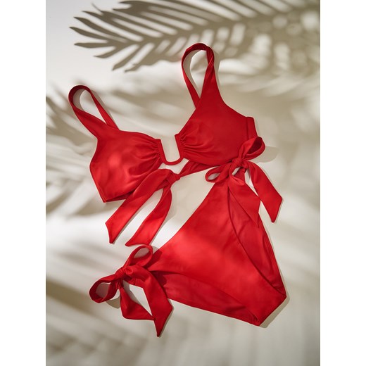 Reserved - Góra od stroju kąpielowego - czerwony ze sklepu Reserved w kategorii Stroje kąpielowe - zdjęcie 183850458