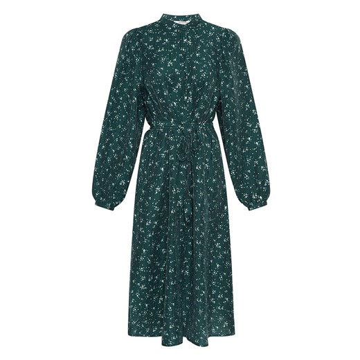 MOSS COPENHAGEN Sukienka "Lorena Aurianna" w kolorze ciemnozielonym Moss Copenhagen S promocja Limango Polska
