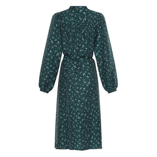 MOSS COPENHAGEN Sukienka "Lorena Aurianna" w kolorze ciemnozielonym Moss Copenhagen S wyprzedaż Limango Polska