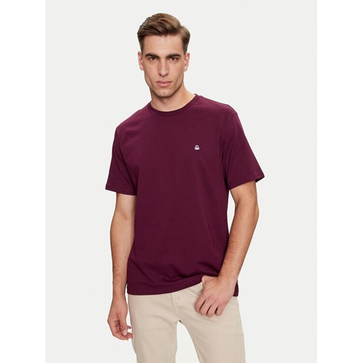 United Colors Of Benetton T-Shirt 3MI5J1AF7 Fioletowy Regular Fit ze sklepu MODIVO w kategorii T-shirty męskie - zdjęcie 183851659