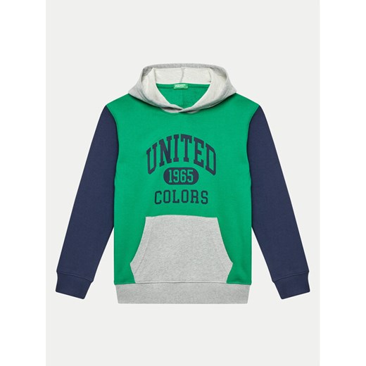 United Colors Of Benetton Bluza 3J68C203N Kolorowy Regular Fit ze sklepu MODIVO w kategorii Bluzy chłopięce - zdjęcie 183851669